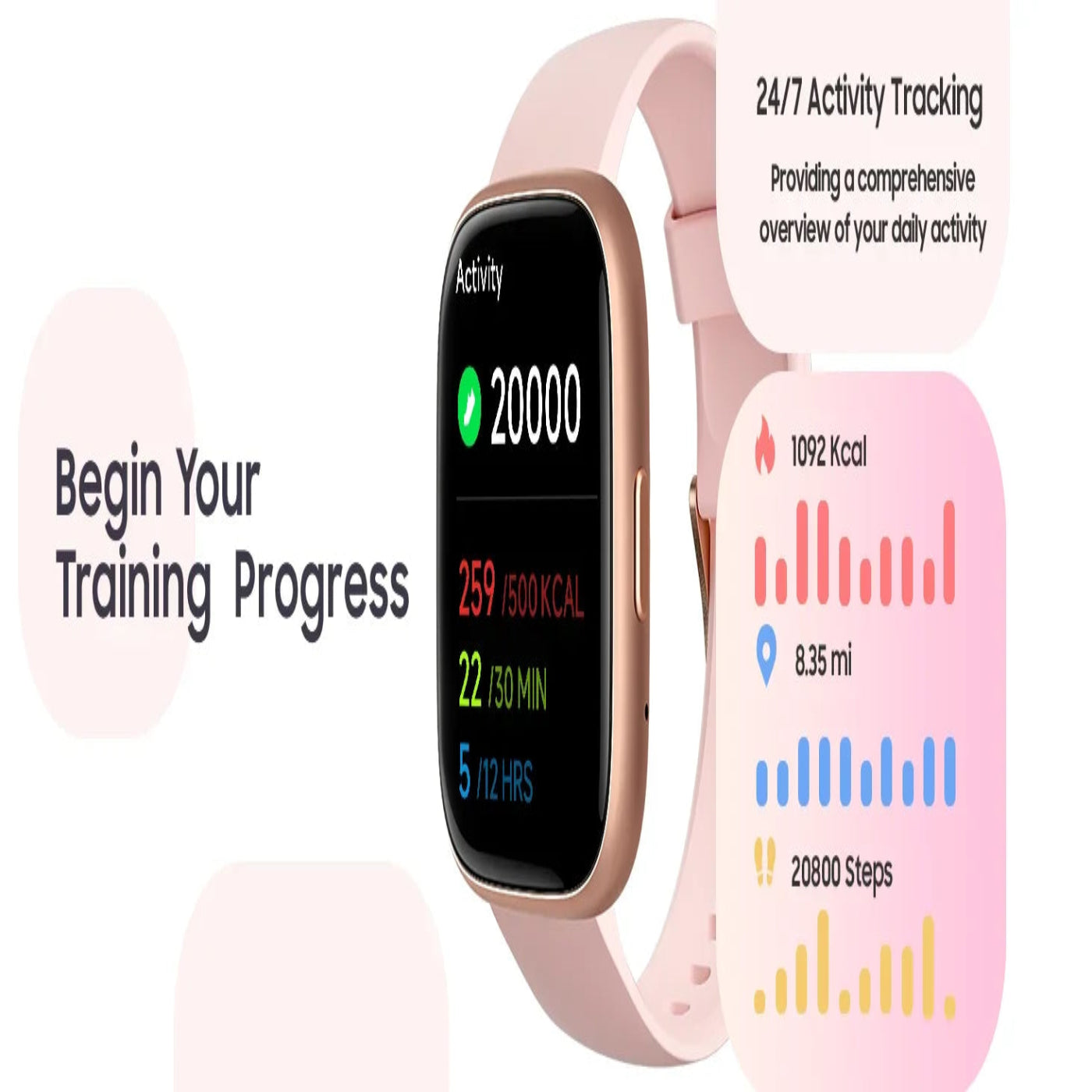 Alexa Smart Watch Heart Rate Fitness Tracker With Bluetooth Call IP68 Waterproof
