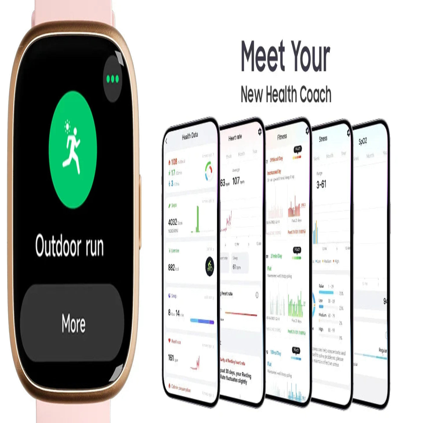 Alexa Smart Watch Heart Rate Fitness Tracker With Bluetooth Call IP68 Waterproof