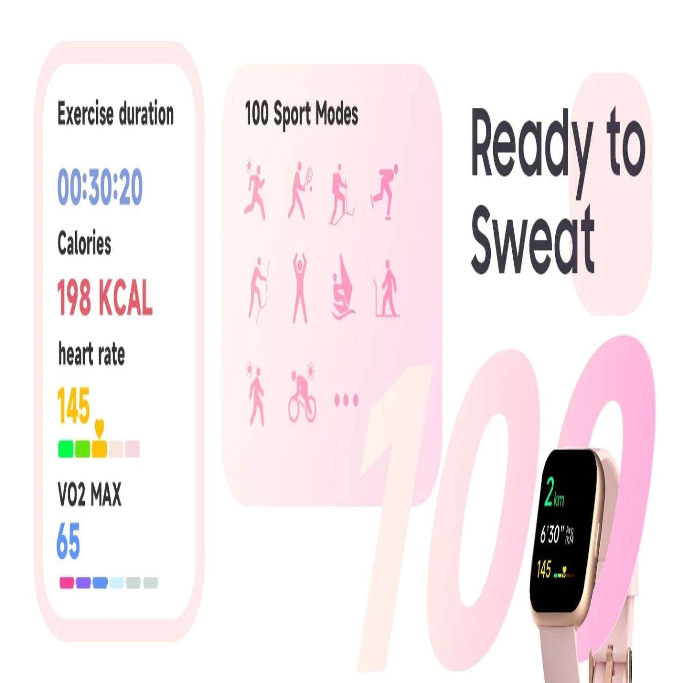 Alexa Smart Watch Heart Rate Fitness Tracker With Bluetooth Call IP68 Waterproof